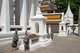 Thailand: Chinese statues in front of the ubosot (ordination hall) at Wat Thepthidaram Worawihan, Bangkok